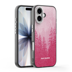 Чехол с MagSafe красного цвета от Dux Ducis для iPhone 17, серия Moro Series Magnetic Case