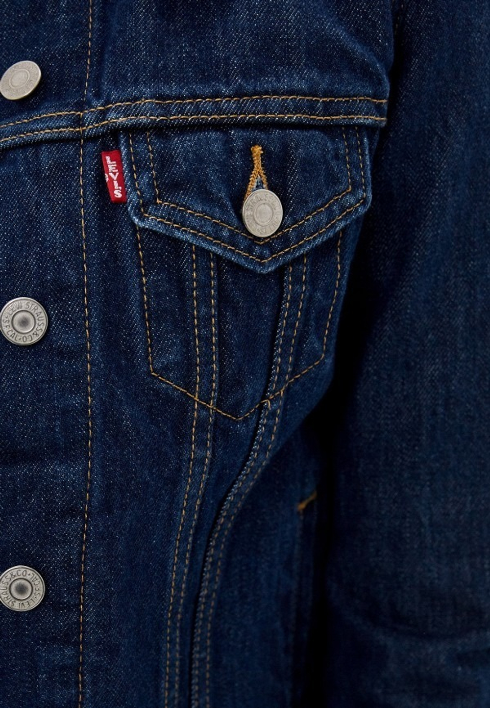 Куртка джинсовая женская LEVI'S ORIGINAL TRUCKER MED INDIGO - WORN IN