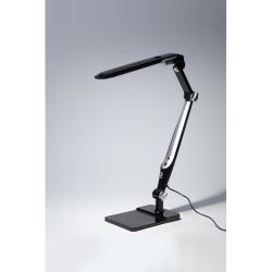 Настольный светильник ЭРА NLED-497-12W-BK светодиодный на струбцине и с основанием черный