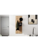 Прихожая с зеркалом Дуб Крафт золотой 245х43х226