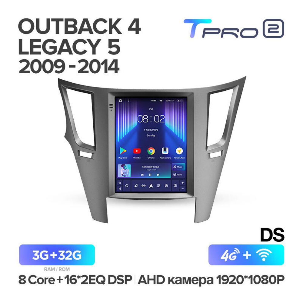 Teyes TPRO 2 9.7" для Subaru Outback, Legacy 2009-2014