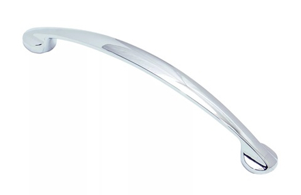 Ручка-скоба Медвежья лапка L-96мм Хром 12209602 DV