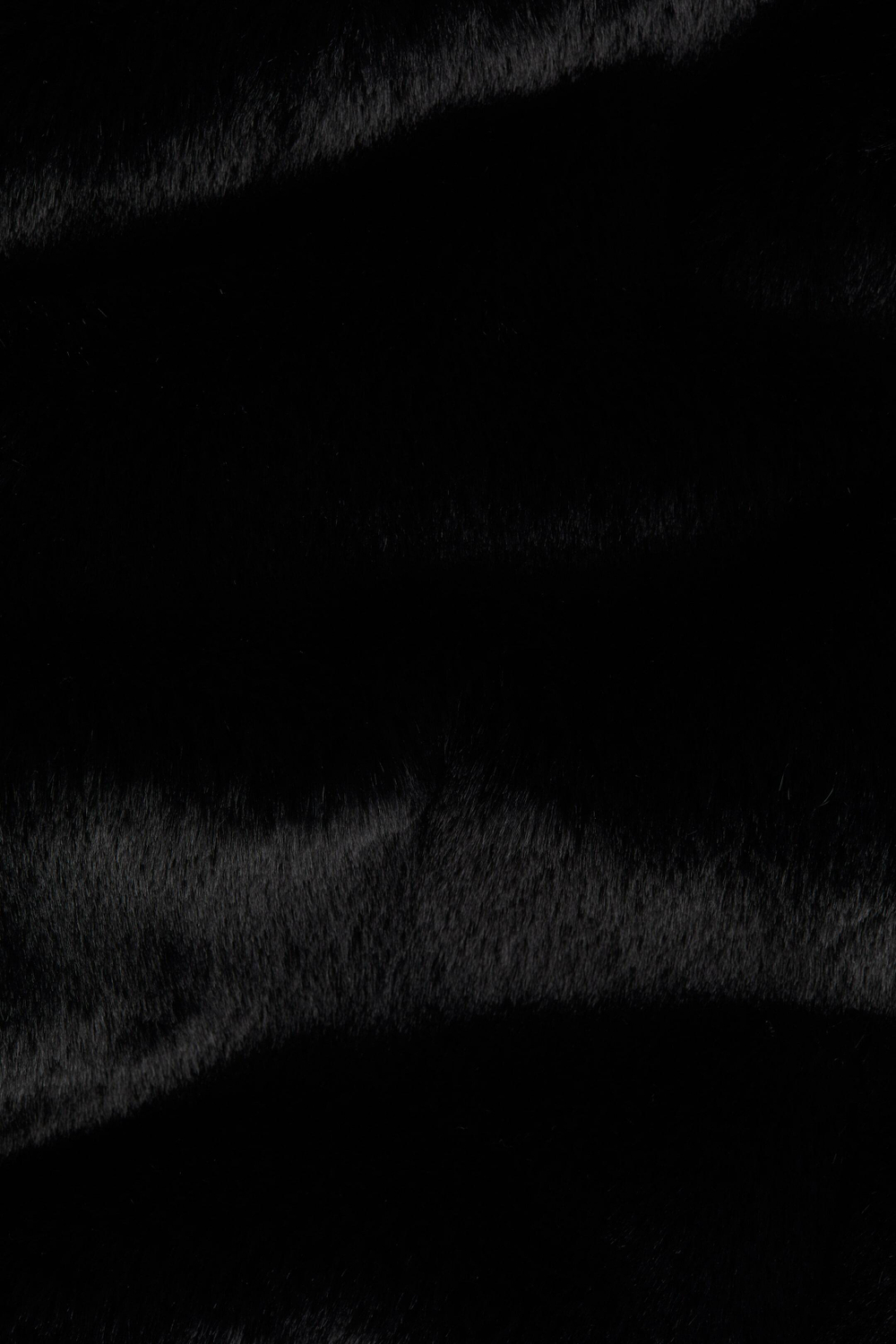 H&M Меховая куртка, черный