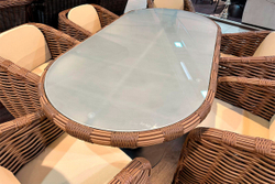 MOKKA MAJORCA стол обеденный, цвет капучино