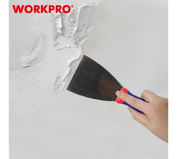 Шпатель WORKPRO гибкий, нержавеющая сталь, 100 мм WP321012