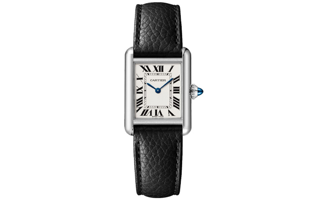 CARTIER TANK DE Quartz Movement Small Women"s Watch 29.5mm*22mm White Dial Stainless Steel Case