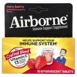 AirBorne, добавка для поддержки иммунитета, ягодный вкус, 10 шипучих таблеток