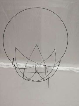 Каркас корзина ЛОТОС с ручкой