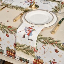 НАБОР САЛФЕТОК ИЗ 2-Х ШТ "ЩЕЛКУНЧИК",40Х40СМ ,100% ХЛОПОК