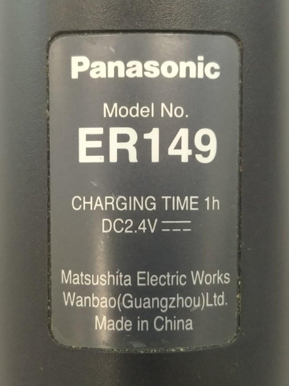 Замена аккумулятора в Panasonic ER149