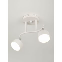 Светильник настенно-потолочный спот Rivoli Batty 7080-702 2хGX53 15 Вт поворотный | Споты-Подсветки