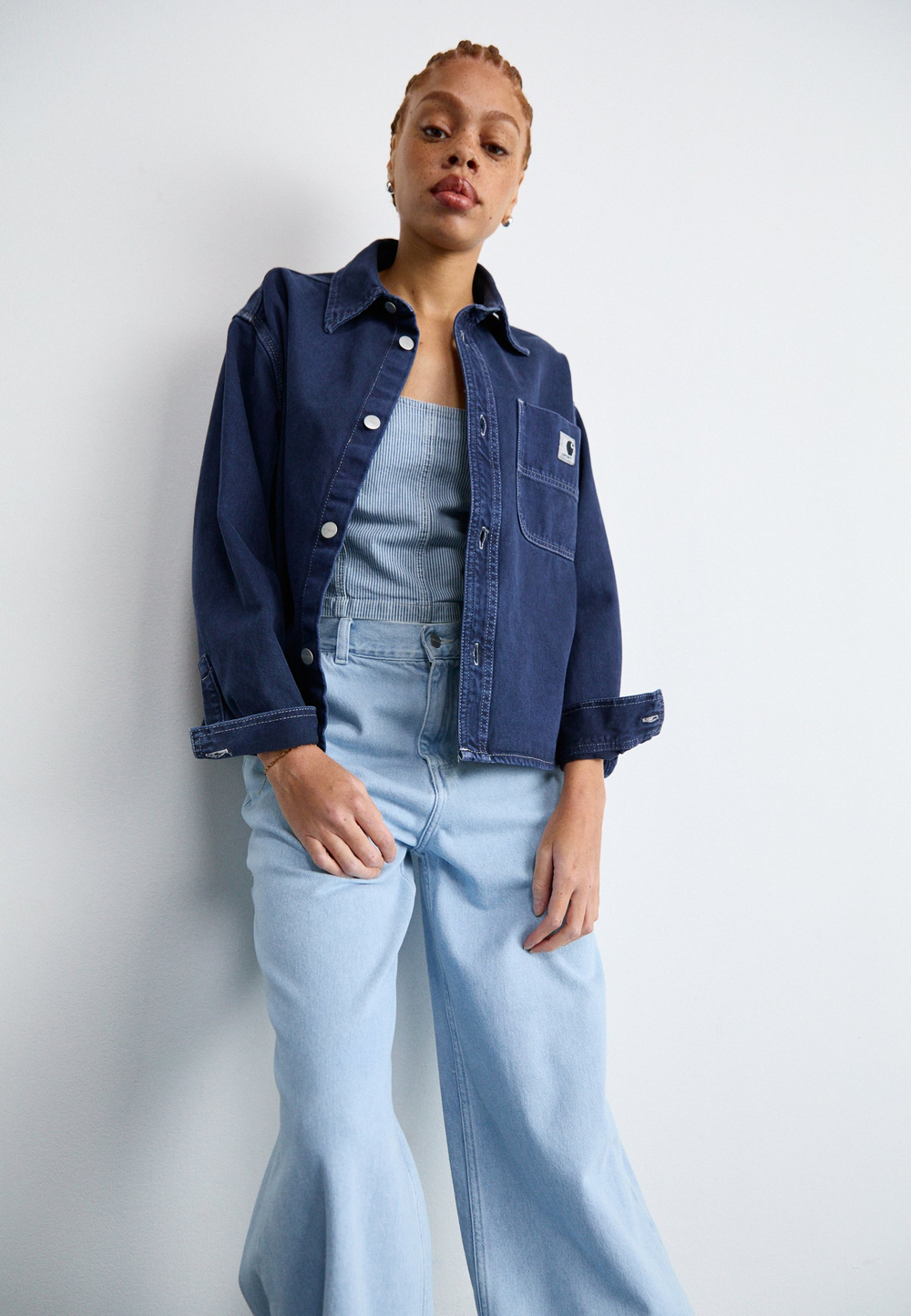 Carhartt WIP JENS - Джинсы свободного покроя - Белый