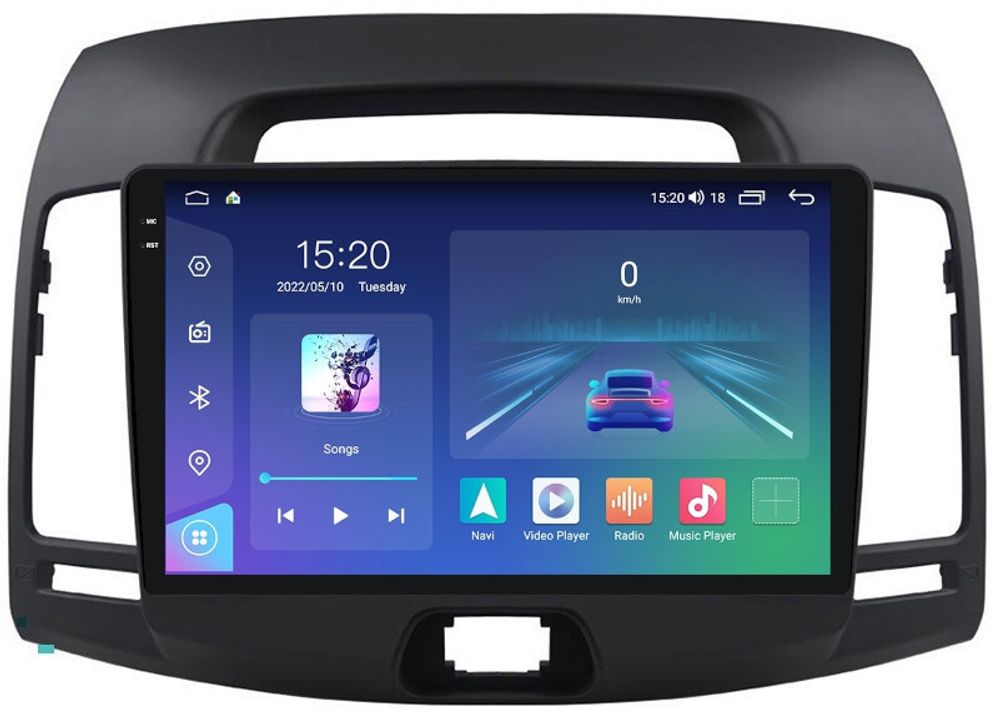 Магнитола для Hyundai Elantra 4 2006-2010 (HD) - Parafar PF980U2K на Android 13, QLED+2K, ТОП процессор, 8Гб+128Гб, CarPlay, 4G SIM-слот