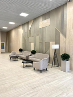 6.23. Искусственные деревья в кашпо для строительной компании "AVA Group"