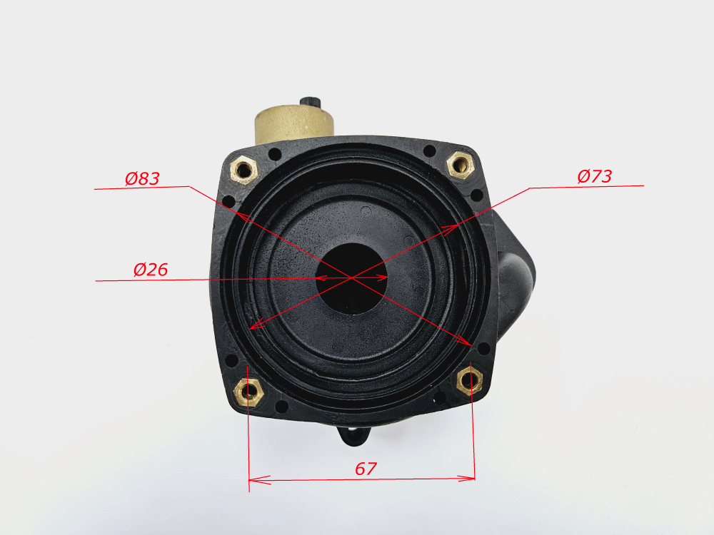 Крышка насоса (улитка) для BAXI Eco/Luna/Main... (арт. 5661200-3, 5655200-3, 5655620-3, 5659550-3, 722175500-3, 722275800-3)