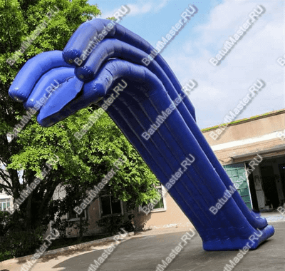 Водная надувная прямая горка для вышки (опоры) «Универсальная», 10*2*7 м