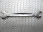 Ключ гаечный рожковый двухсторонний 7х8 CHROME VANADIUM