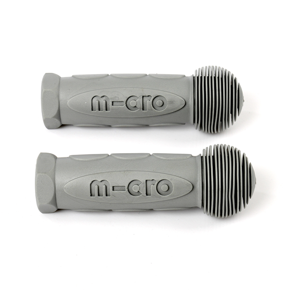 Резиновые ручки серебро