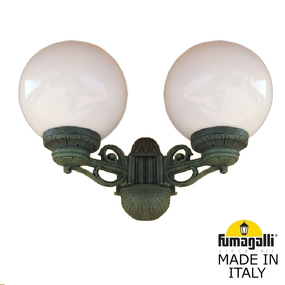 Уличный настенный светильник Fumagalli GLOBE 250 G25.141.000.VYF1R