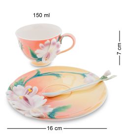 Pavone FM-63/ 3 Чайная пара «Сальпиглоссис»