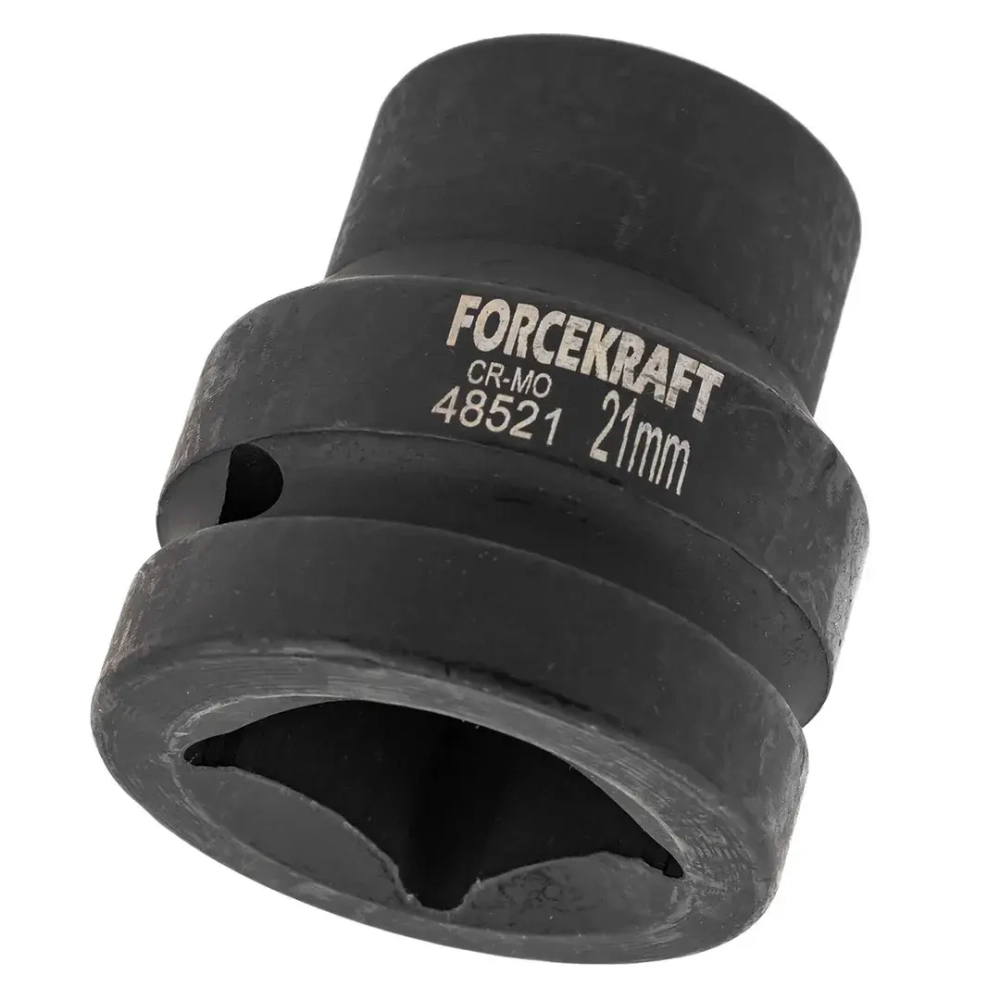 Головка ударная 1'', 21мм (6гр.) FORCEKRAFT FK-48521
