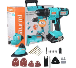 Шуруповерт, 20 мм, 18 В, 1400 об/мин, патрон - быстрозажимной, разноцветный, надежный