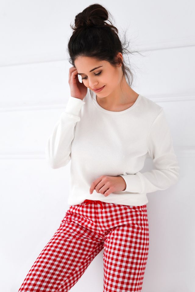 Пижама с брюками в клетку Perfect
