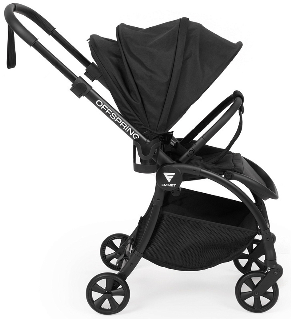 Детская прогулочная коляска Emmet Offspring OFS-01 Чёрный / (Black)