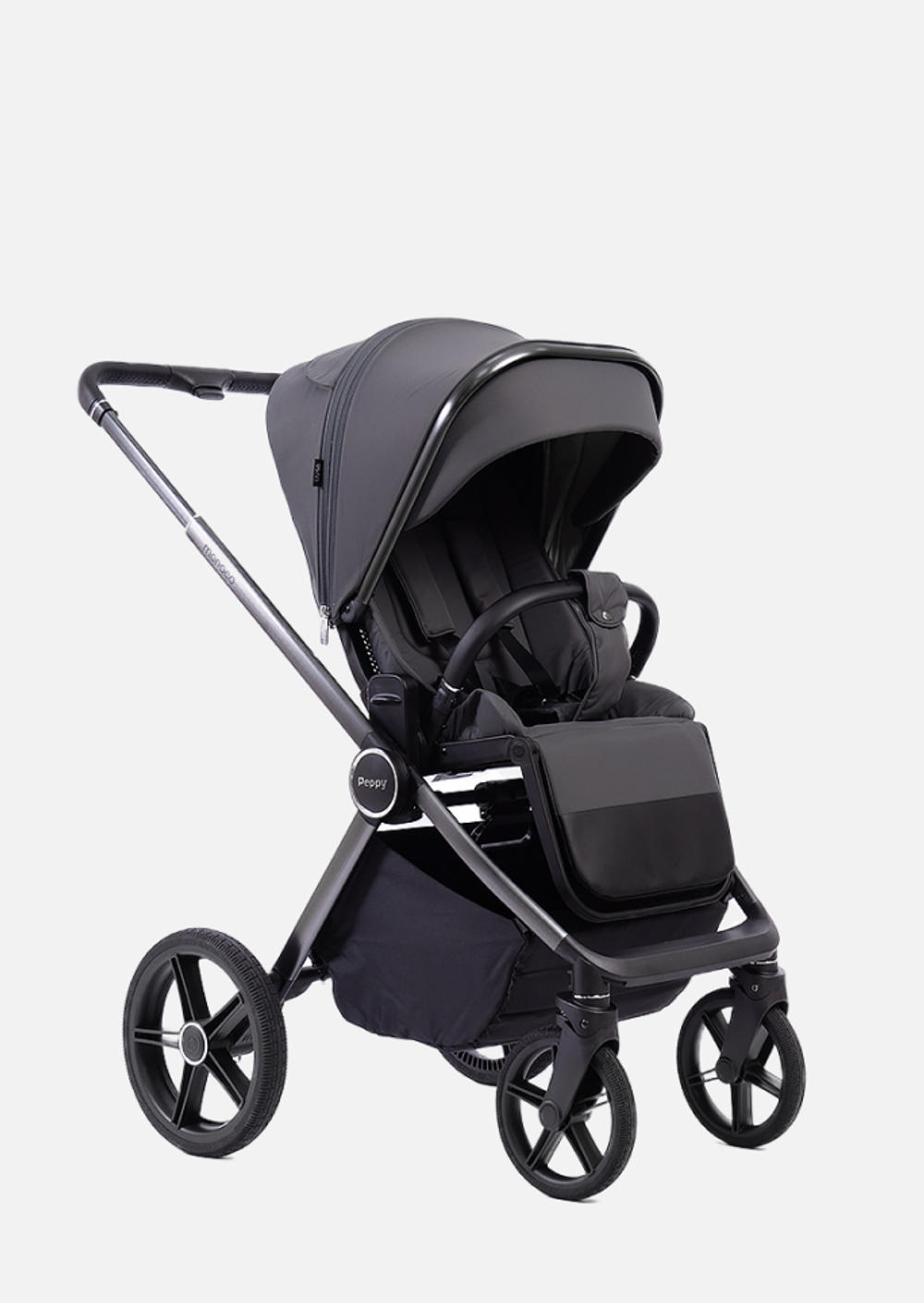 Peppy Коляска детская Monaco 2 в 1 Antrazit Графитовый