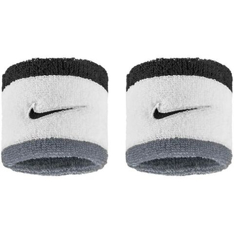 Напульсник теннисный Nike Swoosh 2P - white/cool grey/black