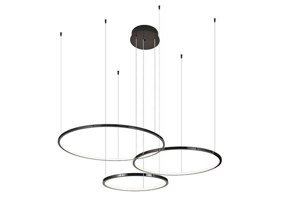 Подвесной светодиодный светильник Newport Loren 15103/S black glossy М0068827