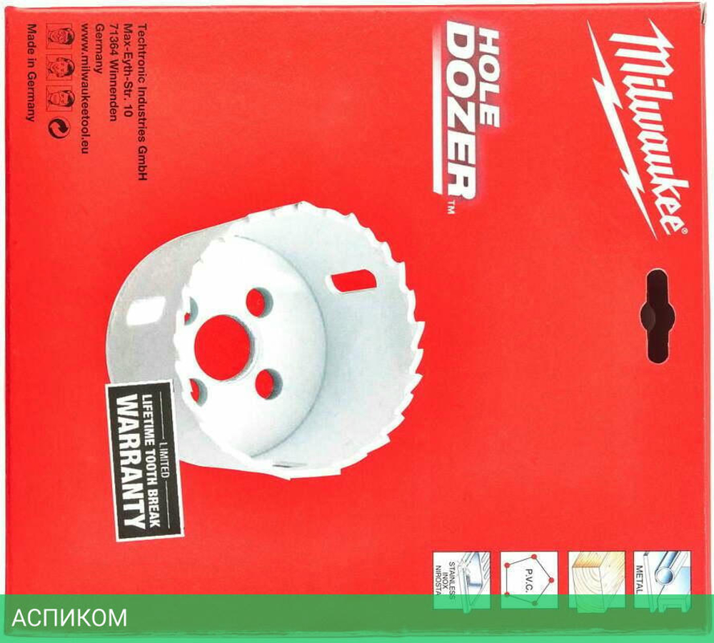 Коронка Milwaukee Hole Dozer 160мм (4932399885)
