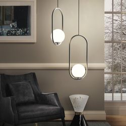 Подвесной Светильник Matthew Mccormick Hoop 40 Black Mila Pendant By Imperiumloft