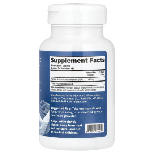 Theralogix, Canabrex, 120 капсул (300 мг на капсулу)