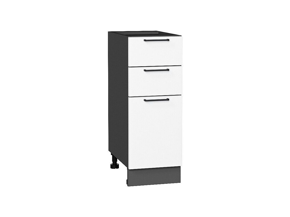 Шкаф нижний с 3-мя ящиками Флэт