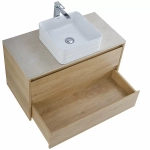 Тумба с раковиной и столешницей BelBagno KRAFT 90 Rovere Nebrasca Nature