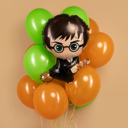 Фонтан шаров "Гарри Поттер играет в Квиддич"