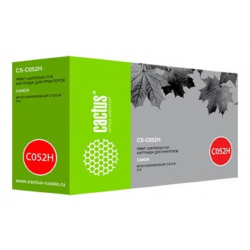 Картридж Cactus Cartridge 052H Картридж для CANON i-SENSYS LBP212dw / 214dw / 215x / MF421dw / 428x / 426dw / 429x (9200 стр.) чёрный, с чипом