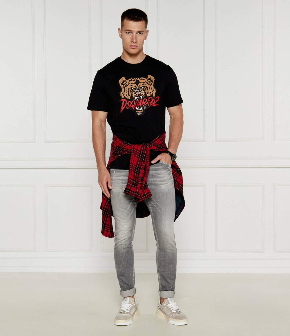 Кожаные кроссовки рома Dolce & Gabbana - бежевый(CS2241 AW322)