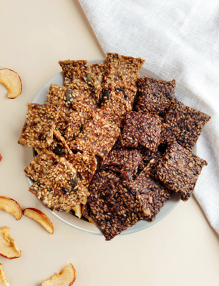 Крекеры MIX "Льняные шоколадные" и "Кокосовые семечки", 60 г