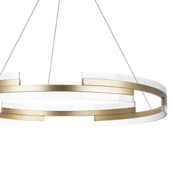 736333 Люстра ROTONDA 70W LED 3805LM 120G ЗОЛОТО 3000K