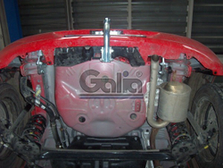 Фаркоп оцинкованный Galia T057A для Toyota Yaris 2005-2014(паспорт и сертификат в комплекте)(без электрики)