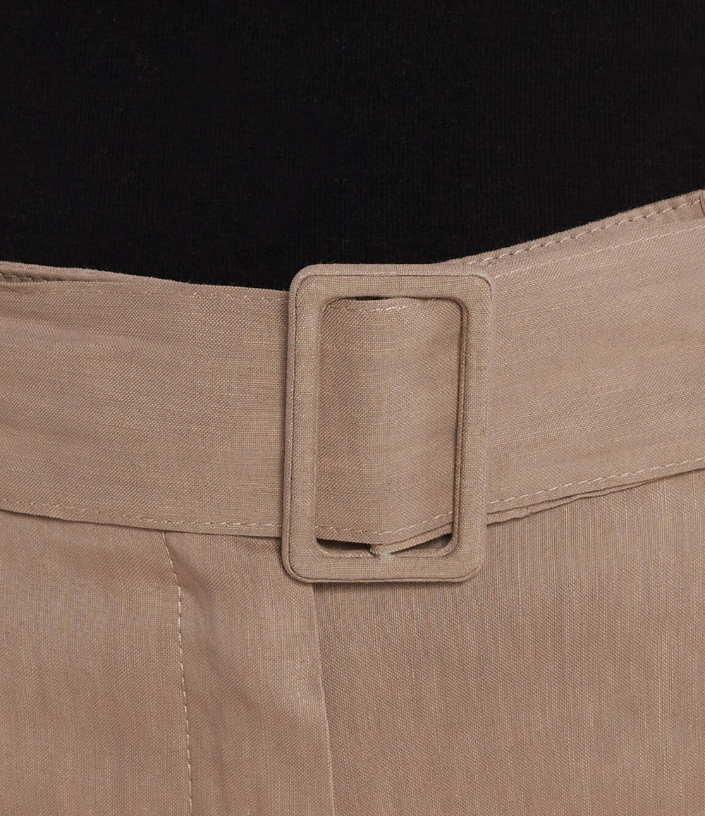 Льняное брюки ESORDIO Marella SPORT - бежевый(13131055)