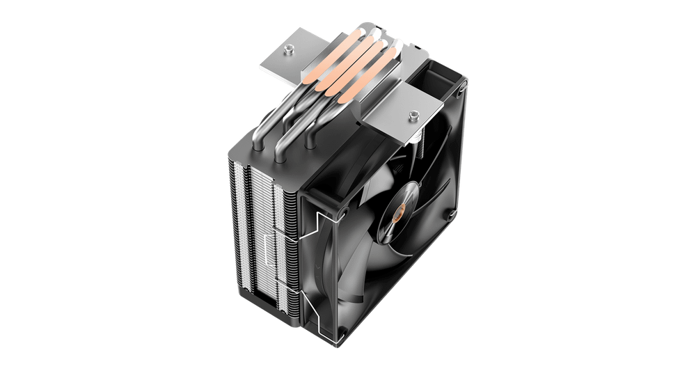 Вентилятор для процессора Ocypus Delta A40 Elite BK TDP 220W 4-pin Intel/AMD Черный