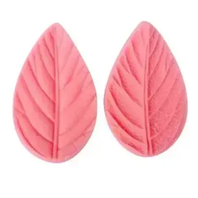 Молд силиконовый «Лист гортензии», 2 части, 4×2,5 см, цвет МИКС