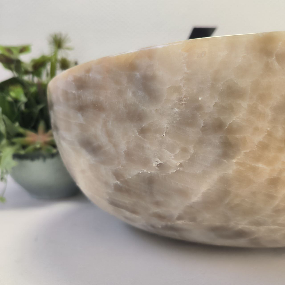 Раковина из оникса Bowl Grey TinLip BO-62939 40*40*15 140