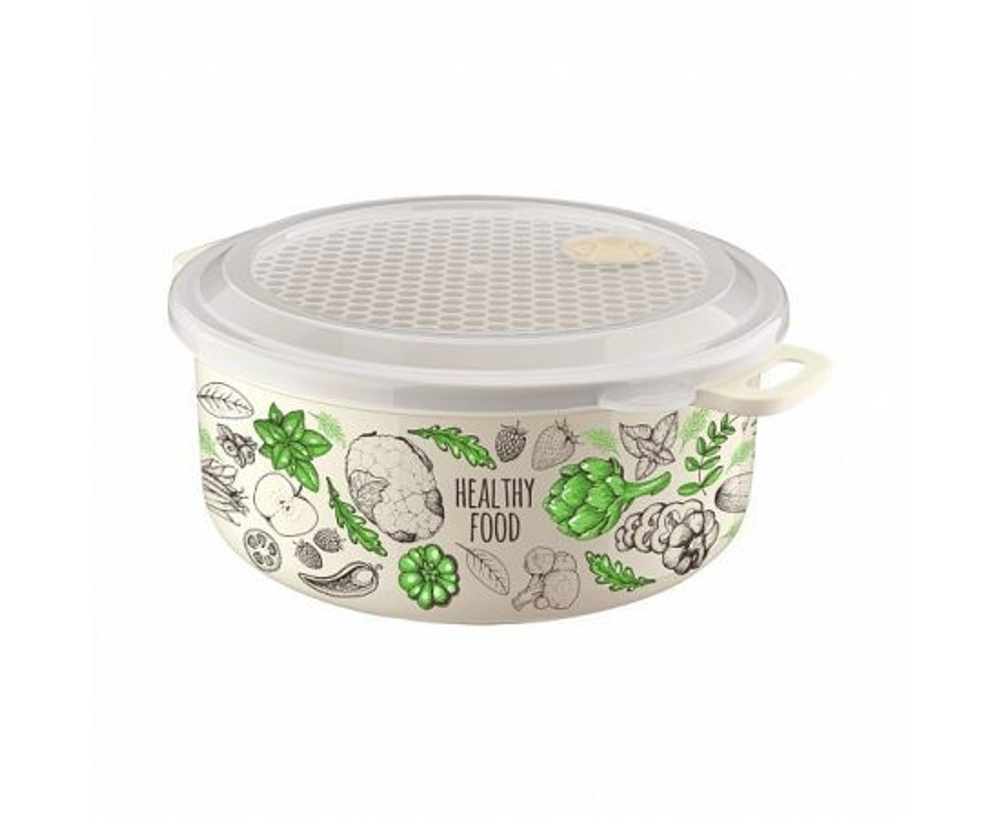 Бытпласт Контейнер пищевой, 2000 мл, 1 шт