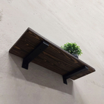 Настенные полки из натурального дерева в стиле Лофт