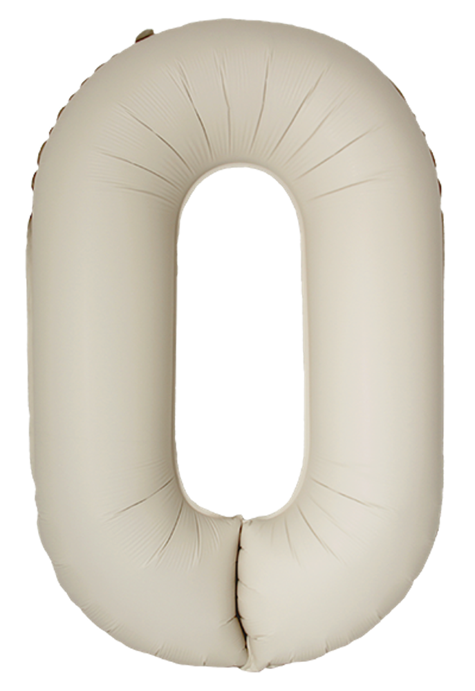 FM (40&#39;&#39;/102 см) Цифра, 0 Slim, Кремовый Латте, Матовый, 1 шт. в уп.