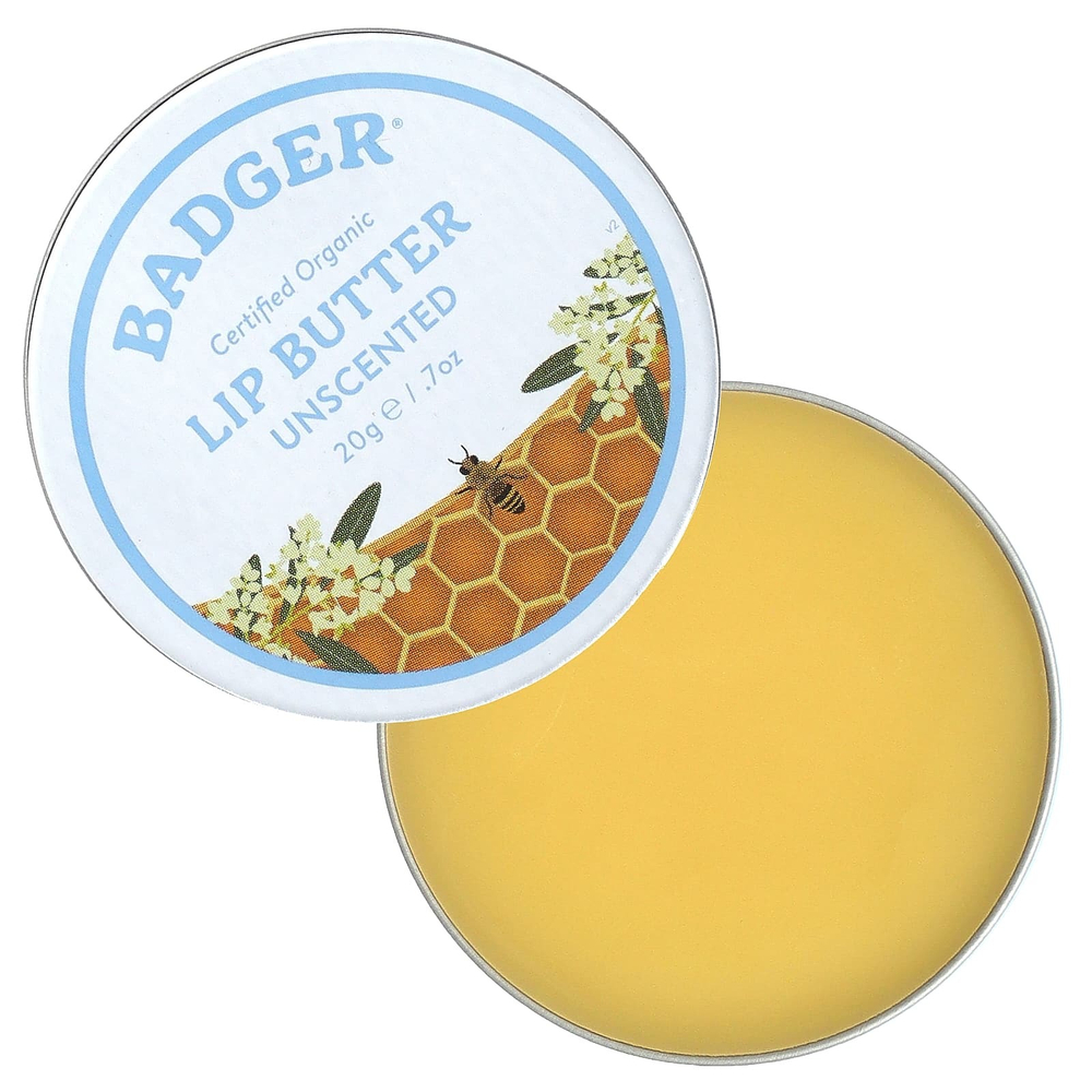 Badger, Масло для губ, без запаха, 20 г (0,7 унции)